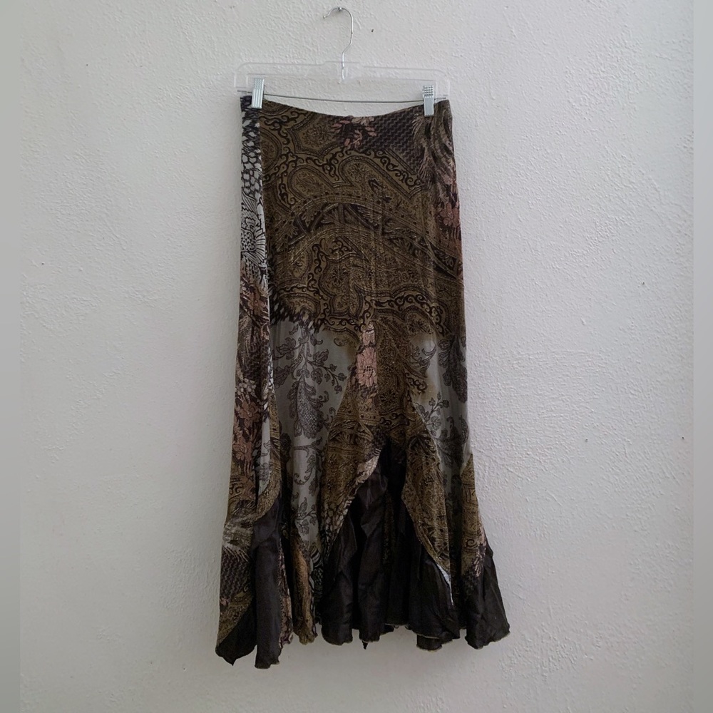 Roberto Cavalli Patchwork Maxi Skirt - image 1